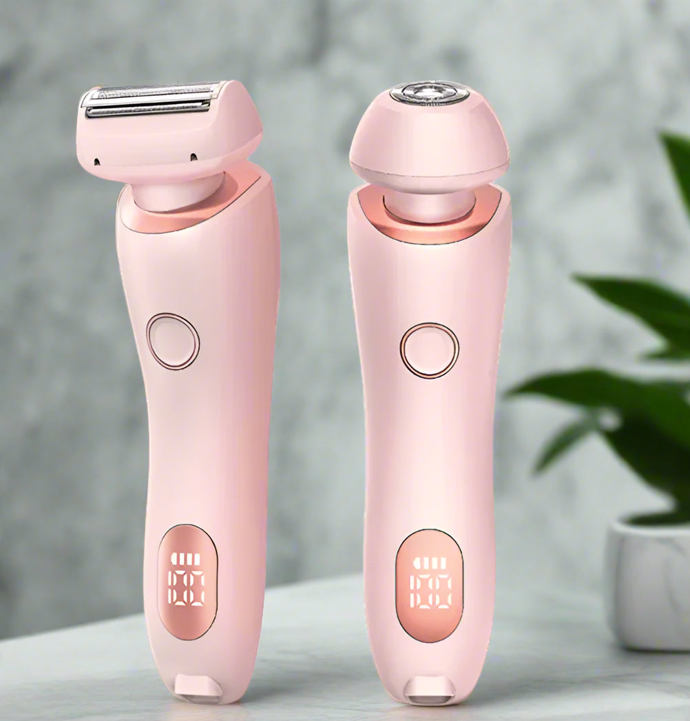 2-in-1 Women's Electric Shaver – Smooth, Gentle & Efficient Grooming