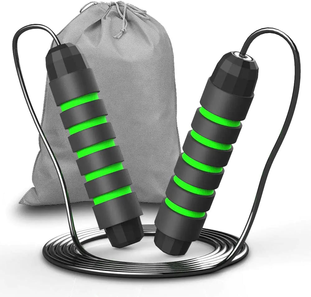 Crossfit Ergonomic Jump Rope with Memory Foam Grips