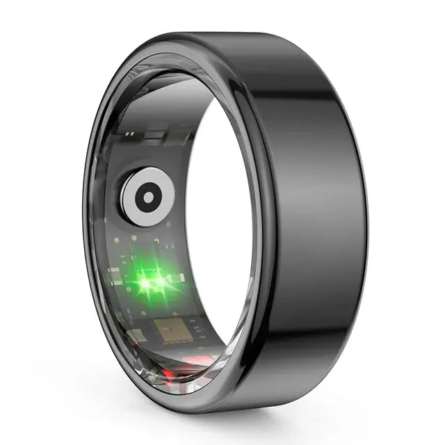 R02 Titanium Smart Ring: Waterproof Health Monitor