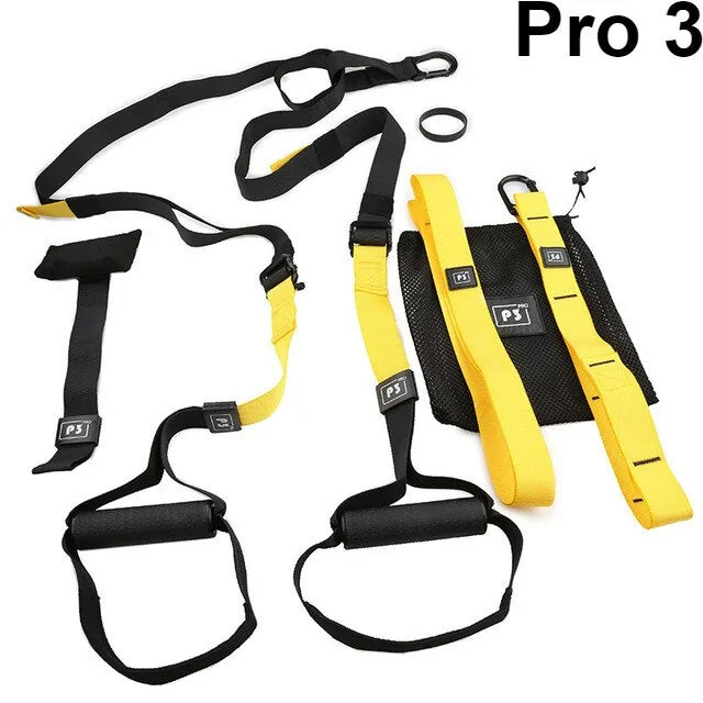Adjustable Fitness Bands Set: 1100 lbs Full-Body Workout Companion