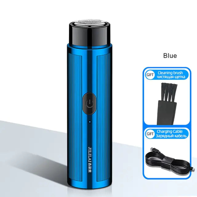 Compact Portable Electric Shaver for Men