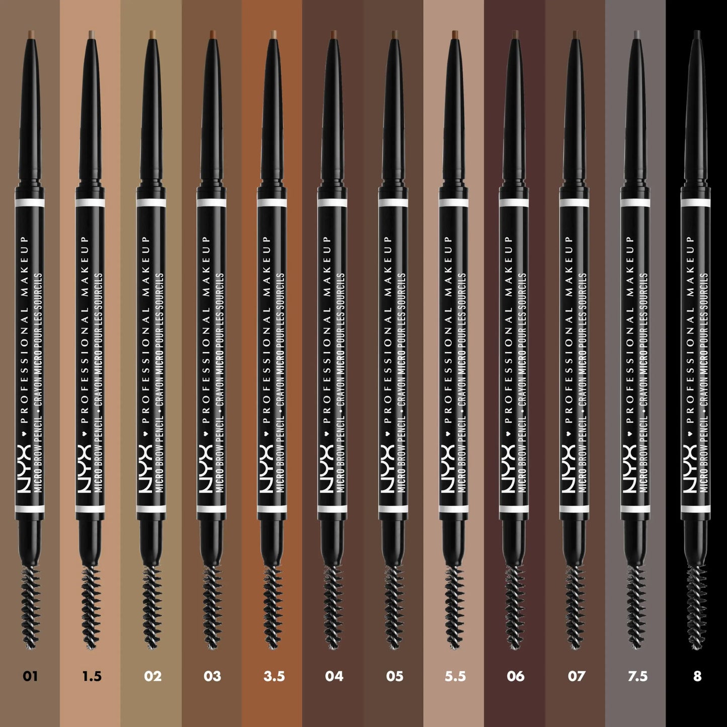 NYX Micro Brow Pencil - Auburn, Precise Eyebrow Pencil (Pack of 1)