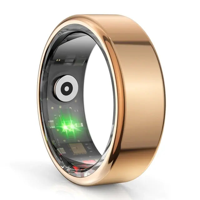 R02 Titanium Smart Ring: Waterproof Health Monitor