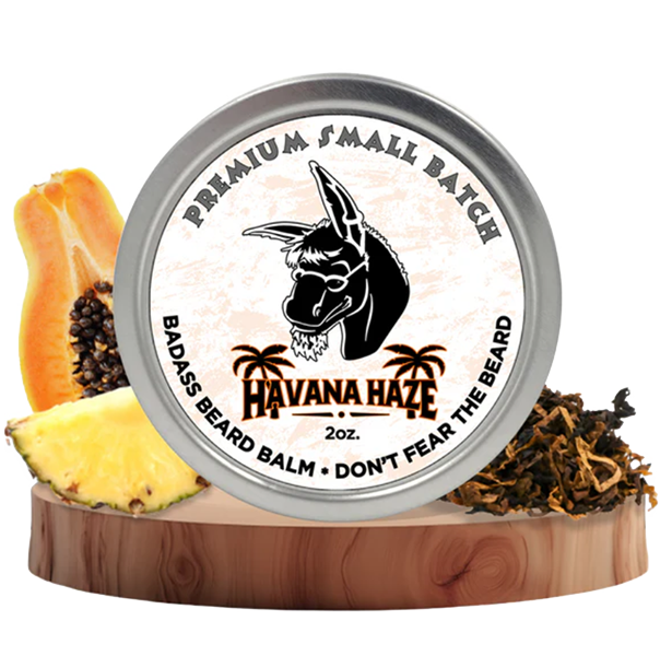 Badass Beard Care Havana Haze Beard Balm - Soften, Hydrate & Style