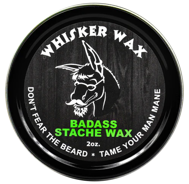 Badass Beard Care Badass Mustache Wax - Extra-Strong Hold for Men