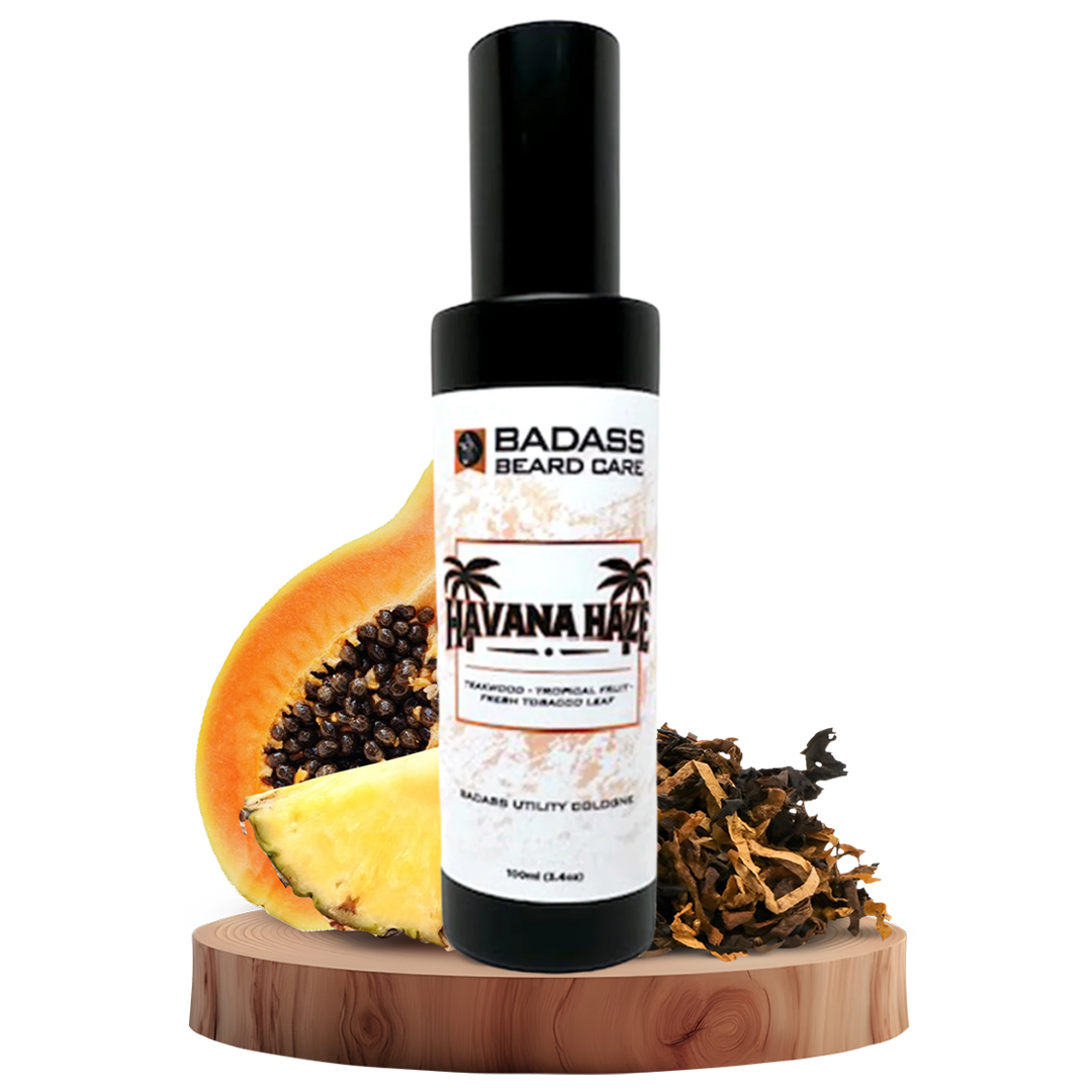 Badass Beard Care Havana Haze Badass Utility Cologne - Multi-Use & Long-Lasting