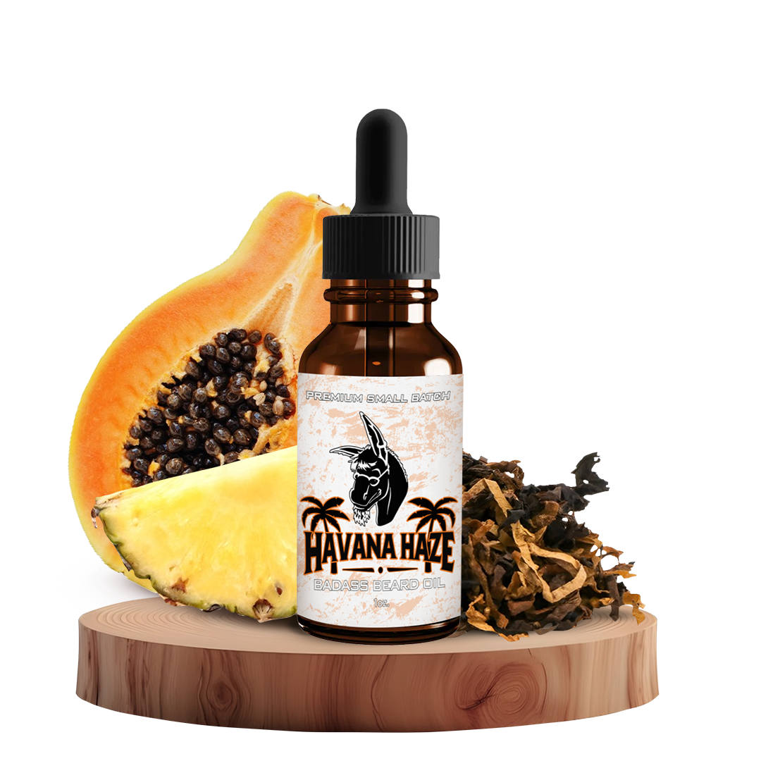 Badass Beard Care Havana Haze Beard Oil - Soften, Hydrate & Grow
