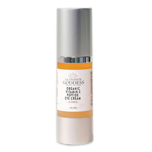 Organic Eye Serum with Vitamin C & Peptides for Dark Circles