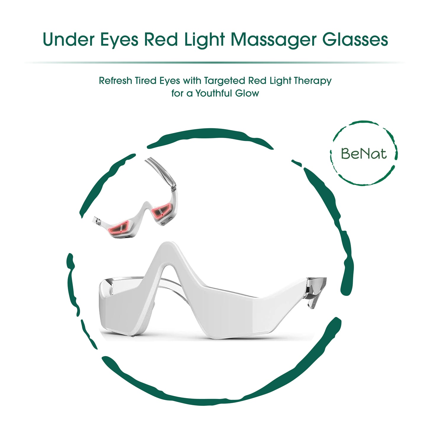 Anti-Aging Under-Eye Device - Red Light Therapy Massager