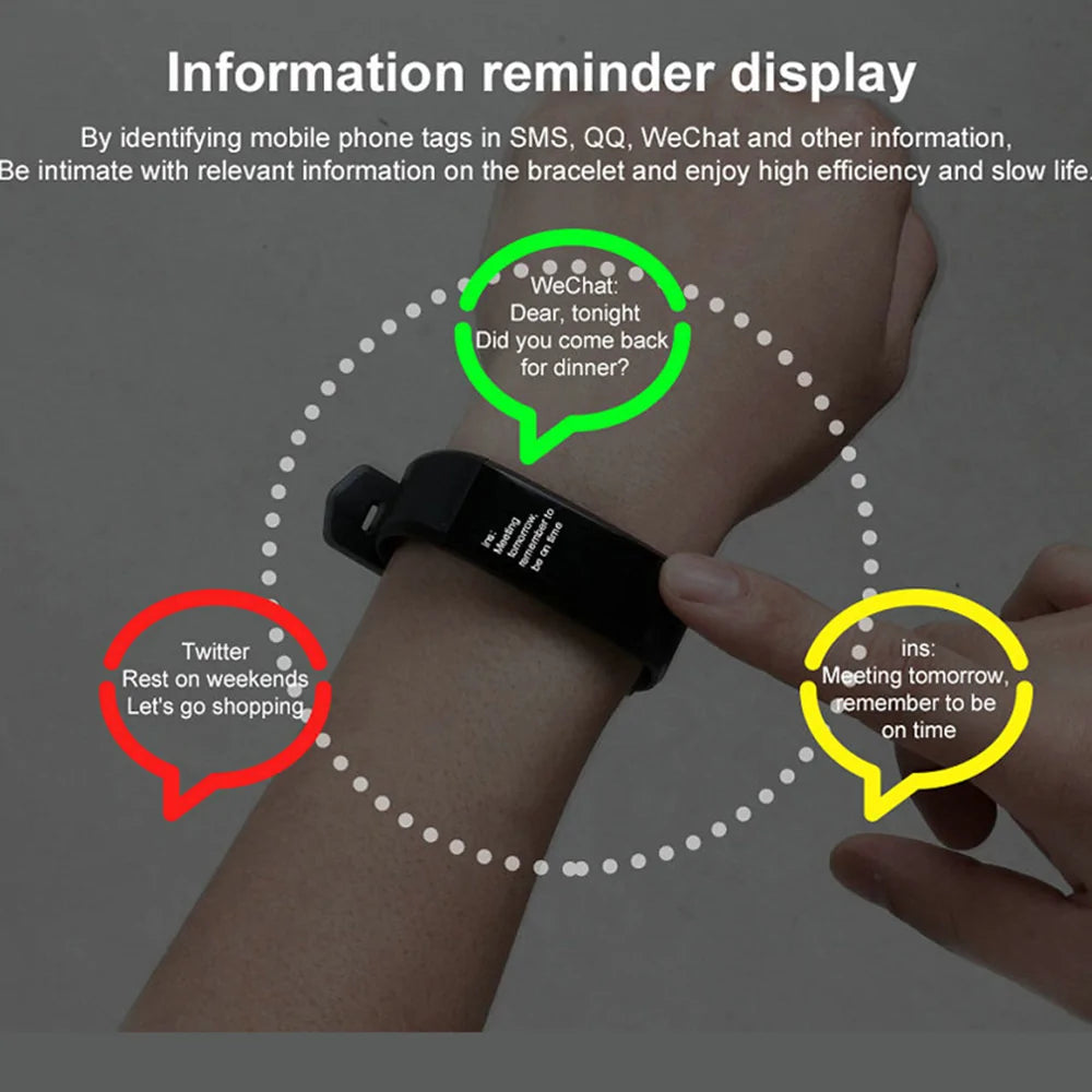 Affordable Smart Fitness Bracelet with Health Tracking