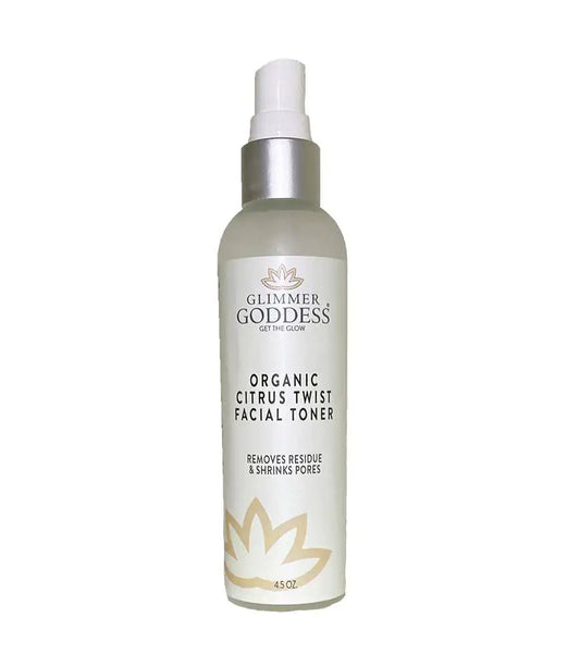 Alcohol-Free Organic Citrus Facial Toner Mist with Aloe Vera