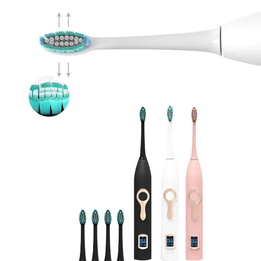 Luxury Smart Sonic LCD Electric Toothbrush