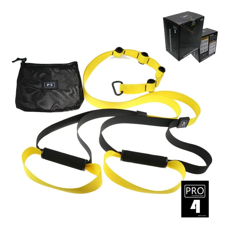 Adjustable Fitness Bands Set: 1100 lbs Full-Body Workout Companion