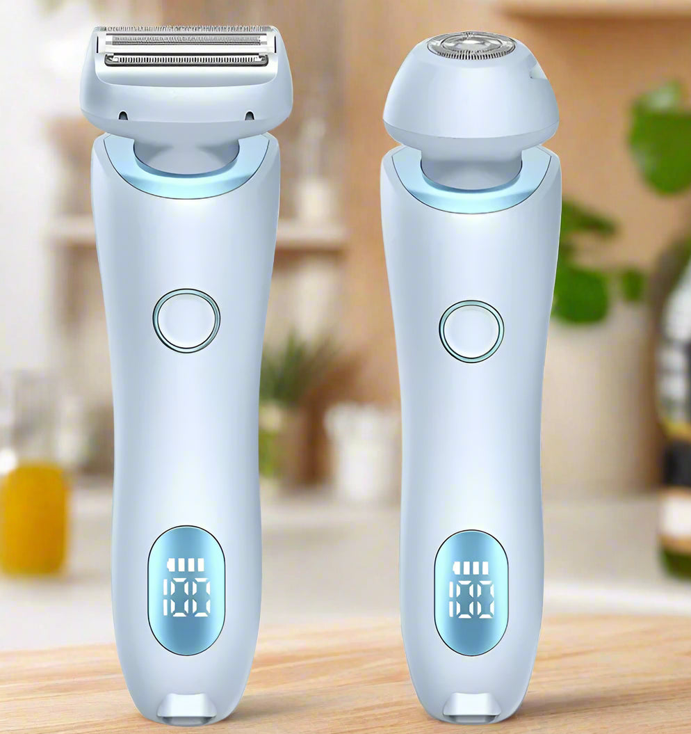 2-in-1 Women's Electric Shaver – Smooth, Gentle & Efficient Grooming