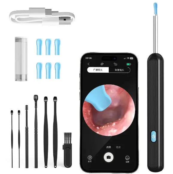 Wireless LED Ear Wax Remover with HD Camera