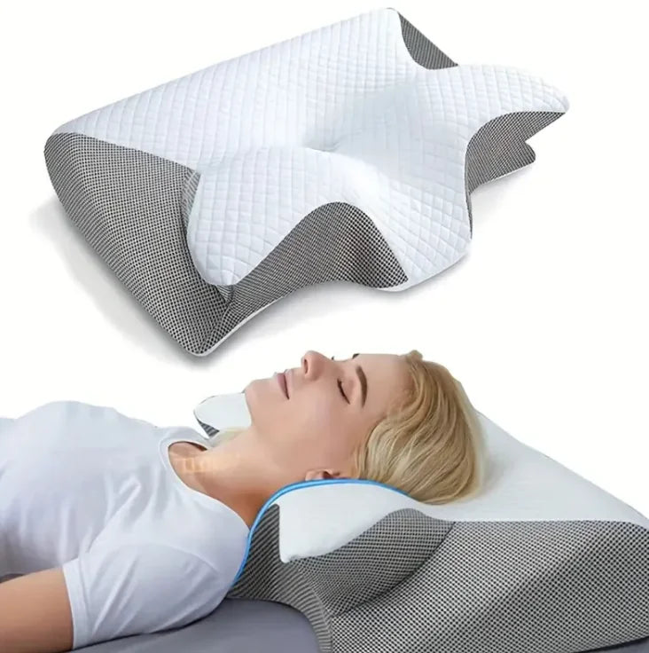 Ergonomic Memory Foam Cervical Pillow for Spine and Neck Support