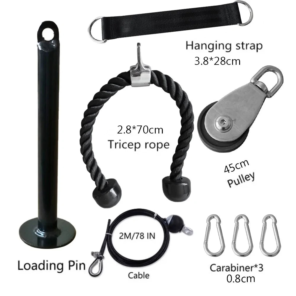 DIY Cable Fitness Equipment - Home Pulley System