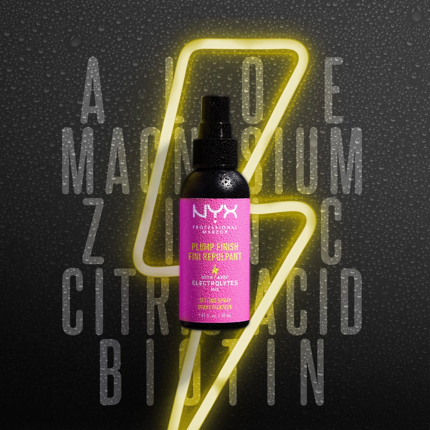 Vegan Makeup Setting Spray - NYX Plump Finish, Long-Lasting Formula