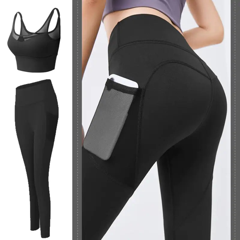 Chic Yoga Legging Set: Stylish Workout Clothes