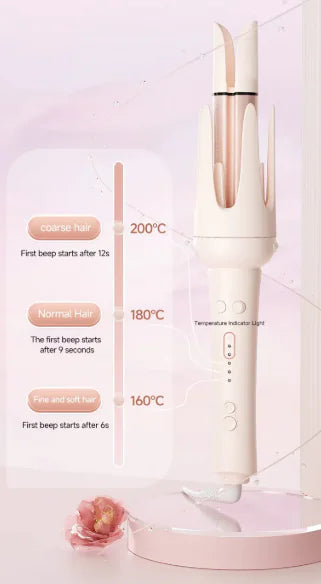 7-in-1 Automatic Hair Curler & Air Styler Set - Negative Ion Volumizer for Salon Results