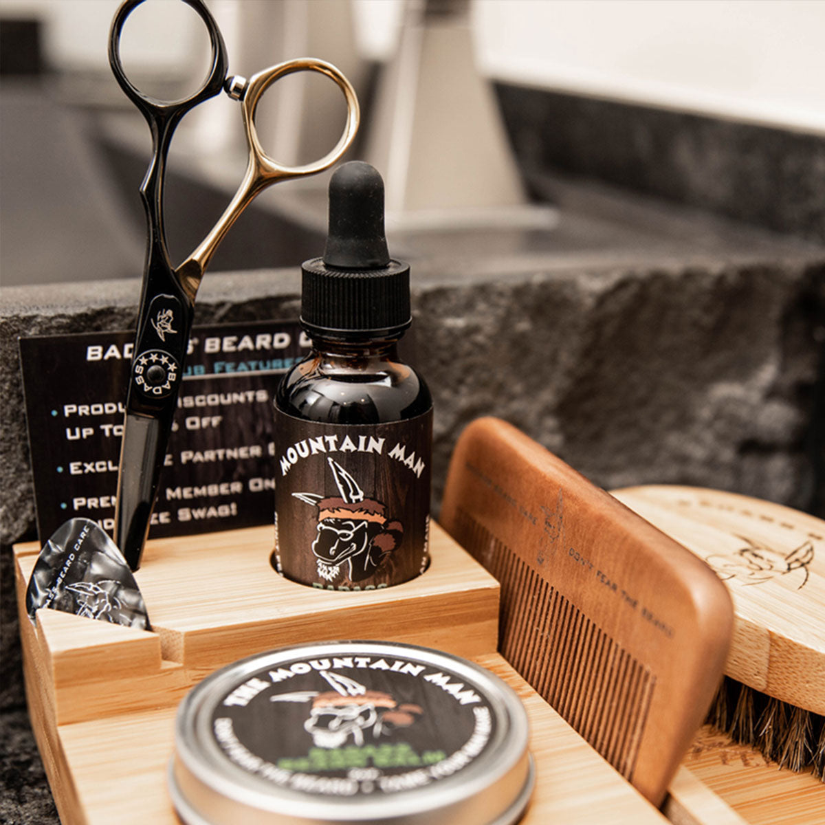 Badass Beard Care Gold Series Shaping Scissor - Barber-Quality Precision