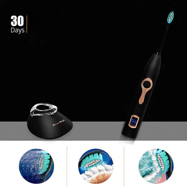 Luxury Smart Sonic LCD Electric Toothbrush