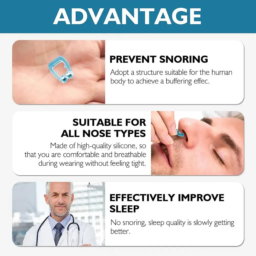 Silicone Magnetic Anti-Snoring Device