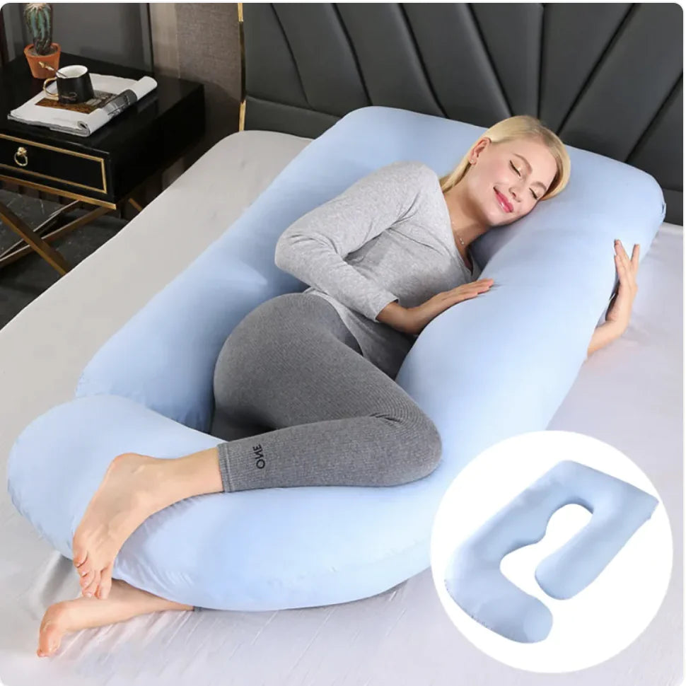 Ultimate J-Shaped Pregnancy Pillow for Comfort & Support