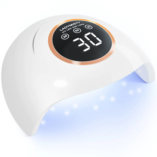 Professional 72W UV LED Nail Lamp with 18 Beads & LCD Touch Display