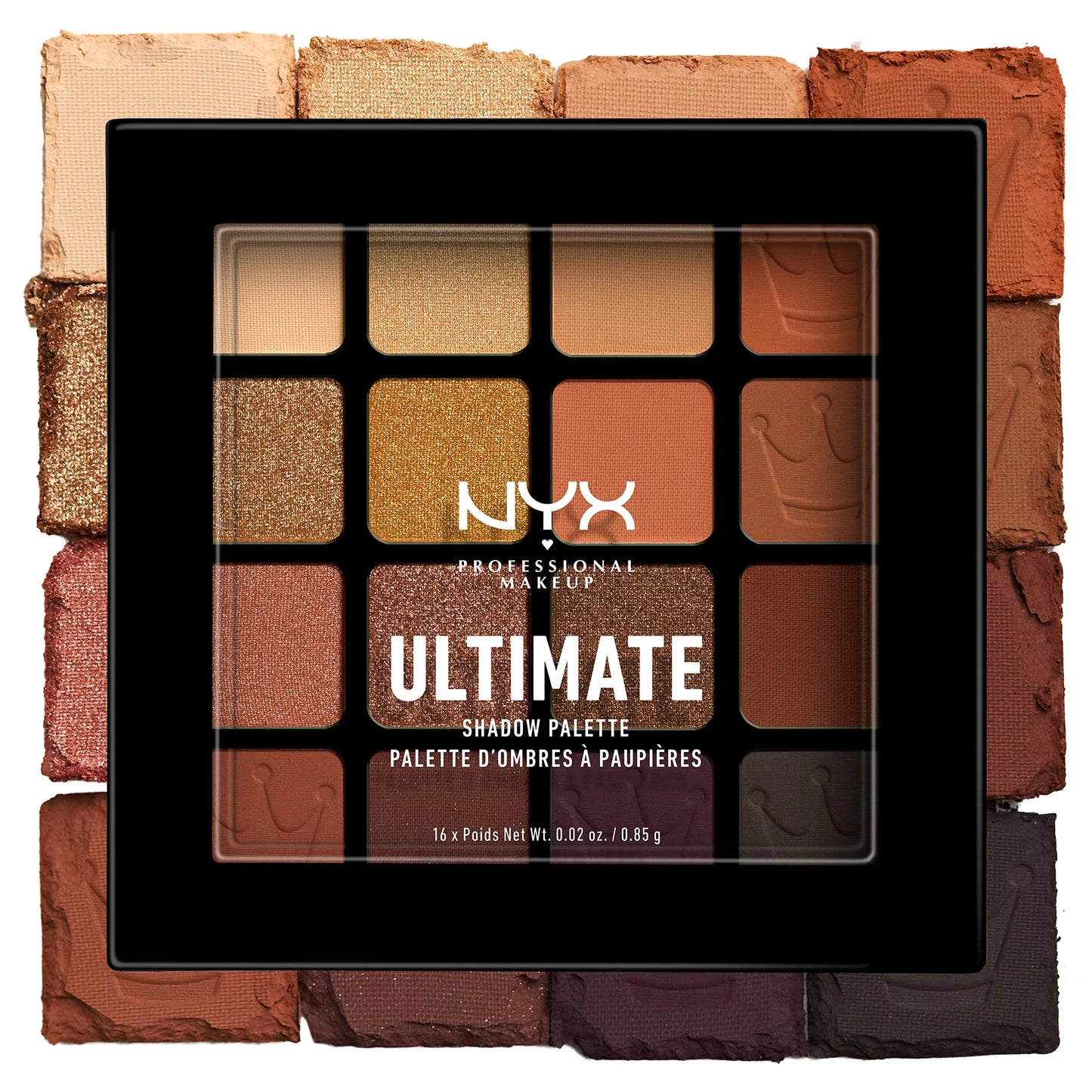 NYX Ultimate Shadow Palette - Pro-Level Eyeshadow Palette, Ultimate Queen Edition