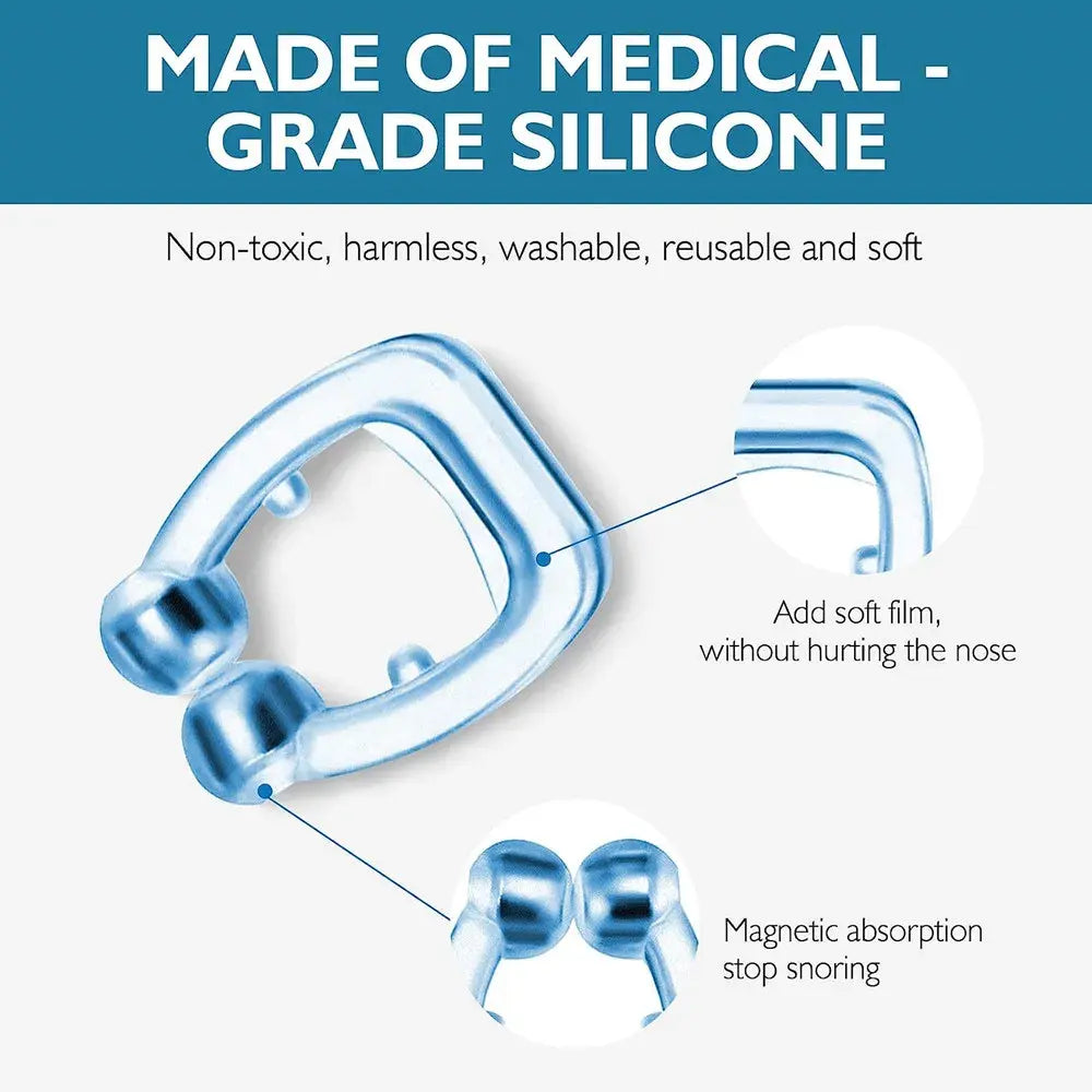 Silicone Magnetic Anti-Snoring Device