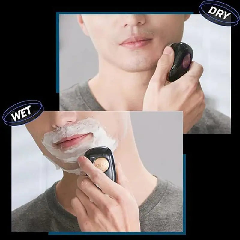 Compact Portable Electric Shaver for Men