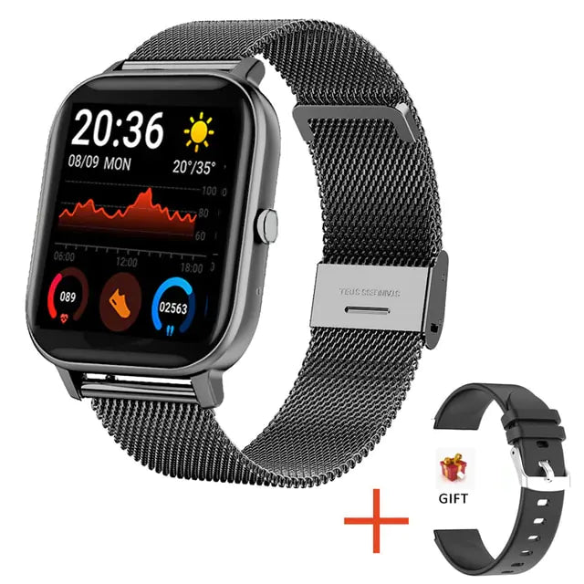 Waterproof Fitness Smartwatch with Touch Call