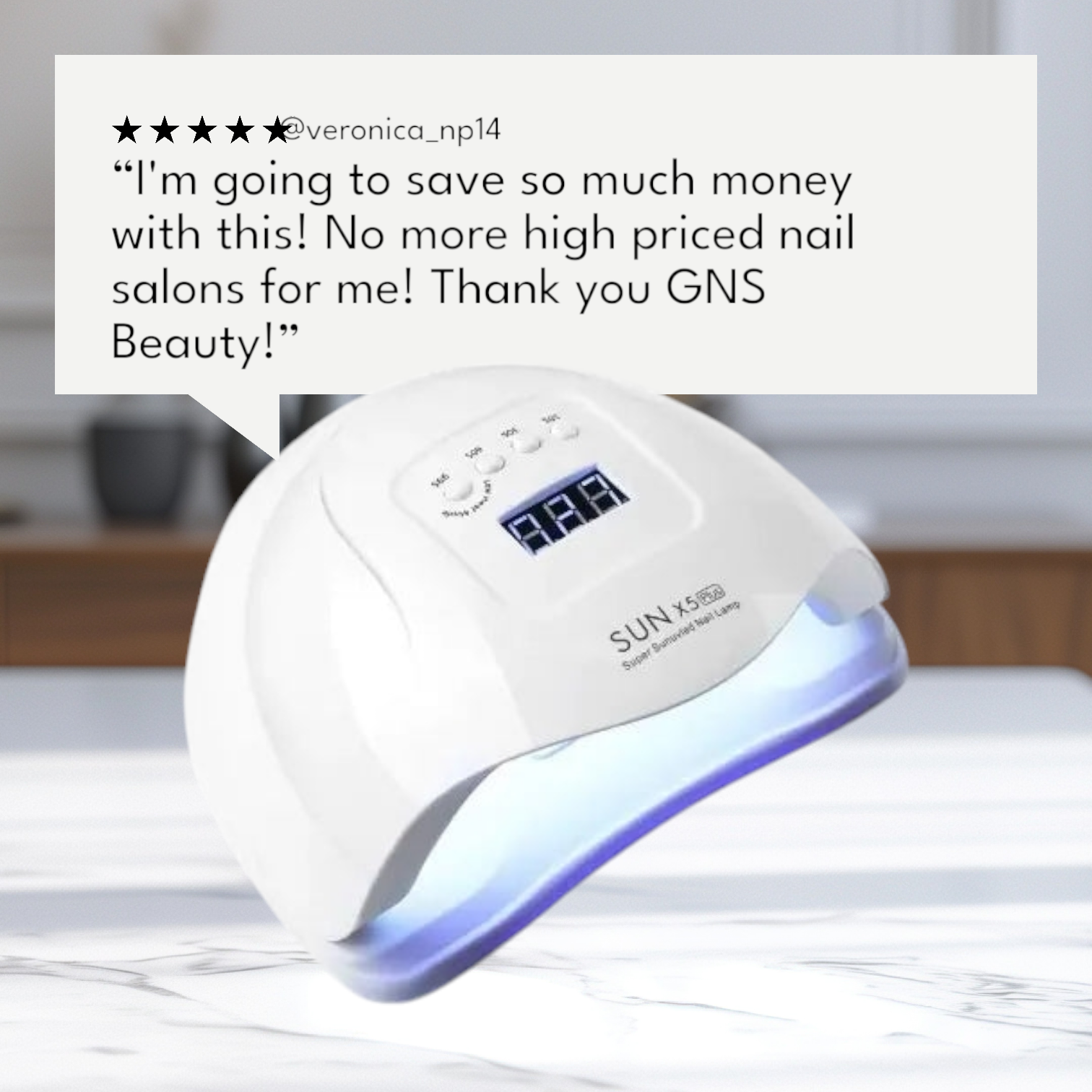 120W High Power UV LED Nail Lamp