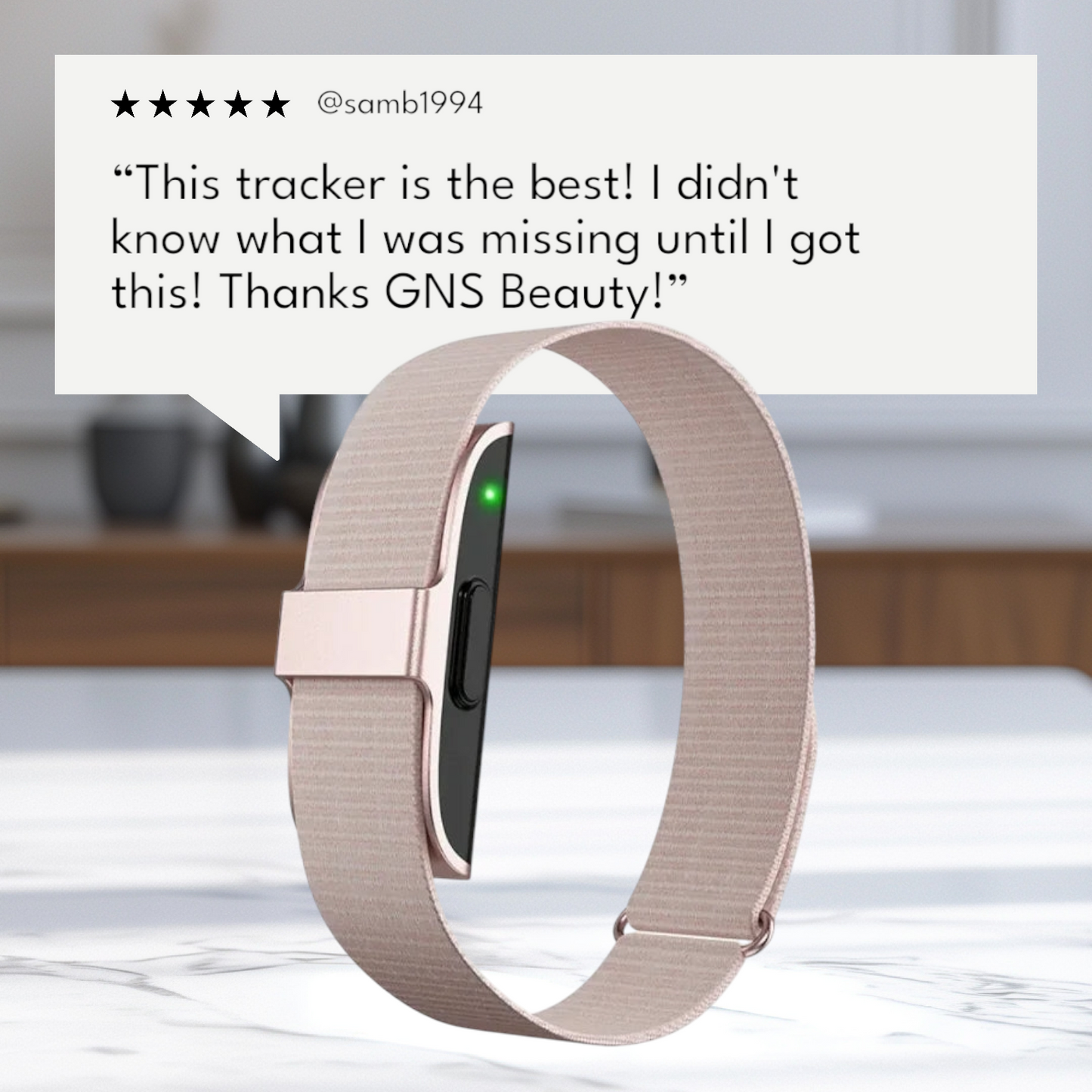 Sleek Smart Fitness Tracker Bracelet with Health Monitoring