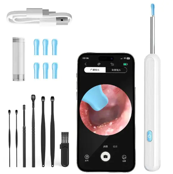 Wireless LED Ear Wax Remover with HD Camera