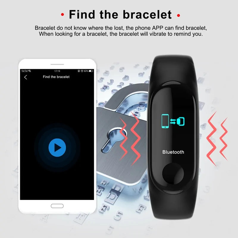 Smart Fitness Tracker Bracelet