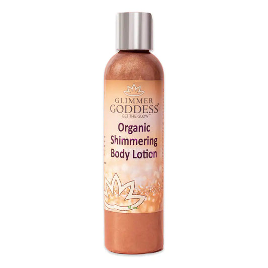 Organic Bronze Shimmer Lotion - Medium Coverage, Chemical-Free