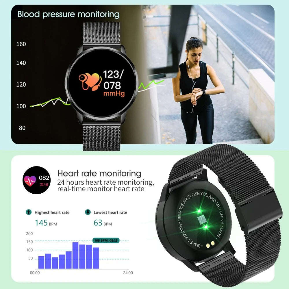 Affordable Fitness Smartwatch with Heart Rate Monitor