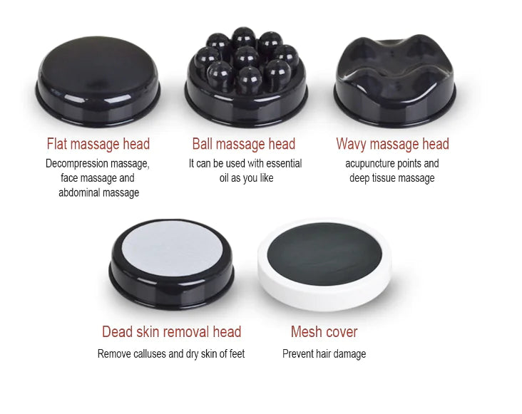 Advanced Cellulite Body Massager with 4 Heads