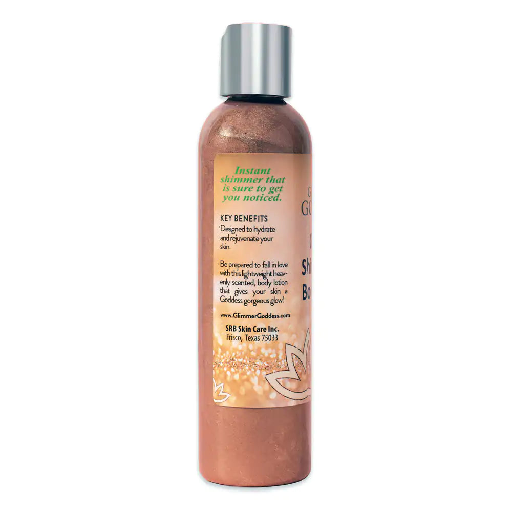 Organic Bronze Shimmer Lotion - Medium Coverage, Chemical-Free