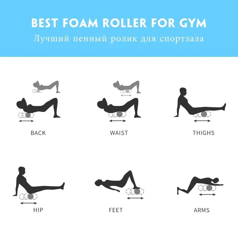 Versatile Eco-Friendly Fitness Foam Roller