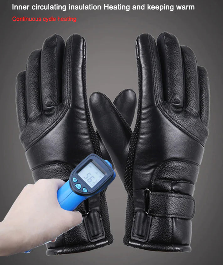 USB Heated Gloves for Winter, Waterproof Touchscreen Thermal Warmers