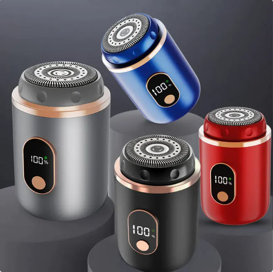 Rechargeable Mini Electric Shaver with LED Display