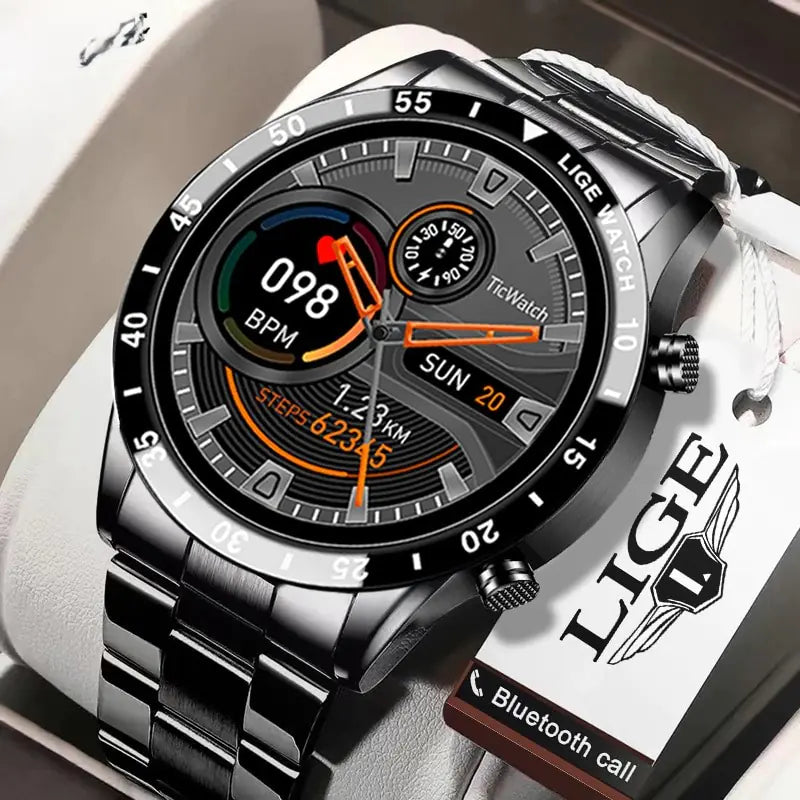 Waterproof Fitness Smartwatch with Multi-Sport Mode