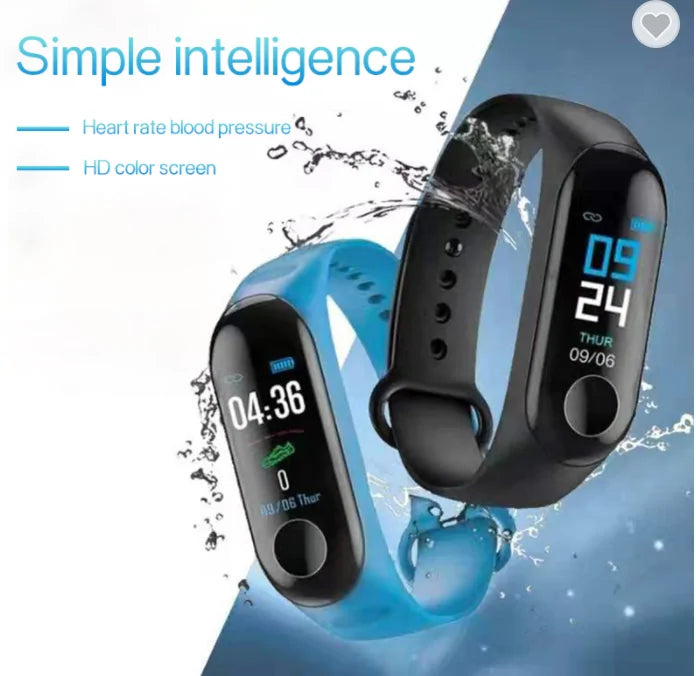 Affordable Smart Fitness Wristband with Heart Rate Monitor