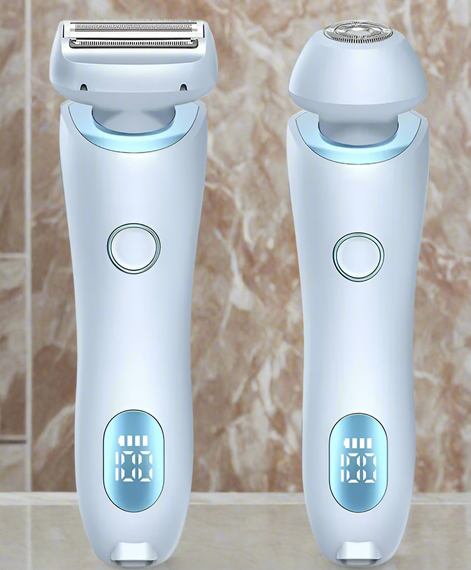 2-in-1 Women's Electric Shaver – Smooth, Gentle & Efficient Grooming