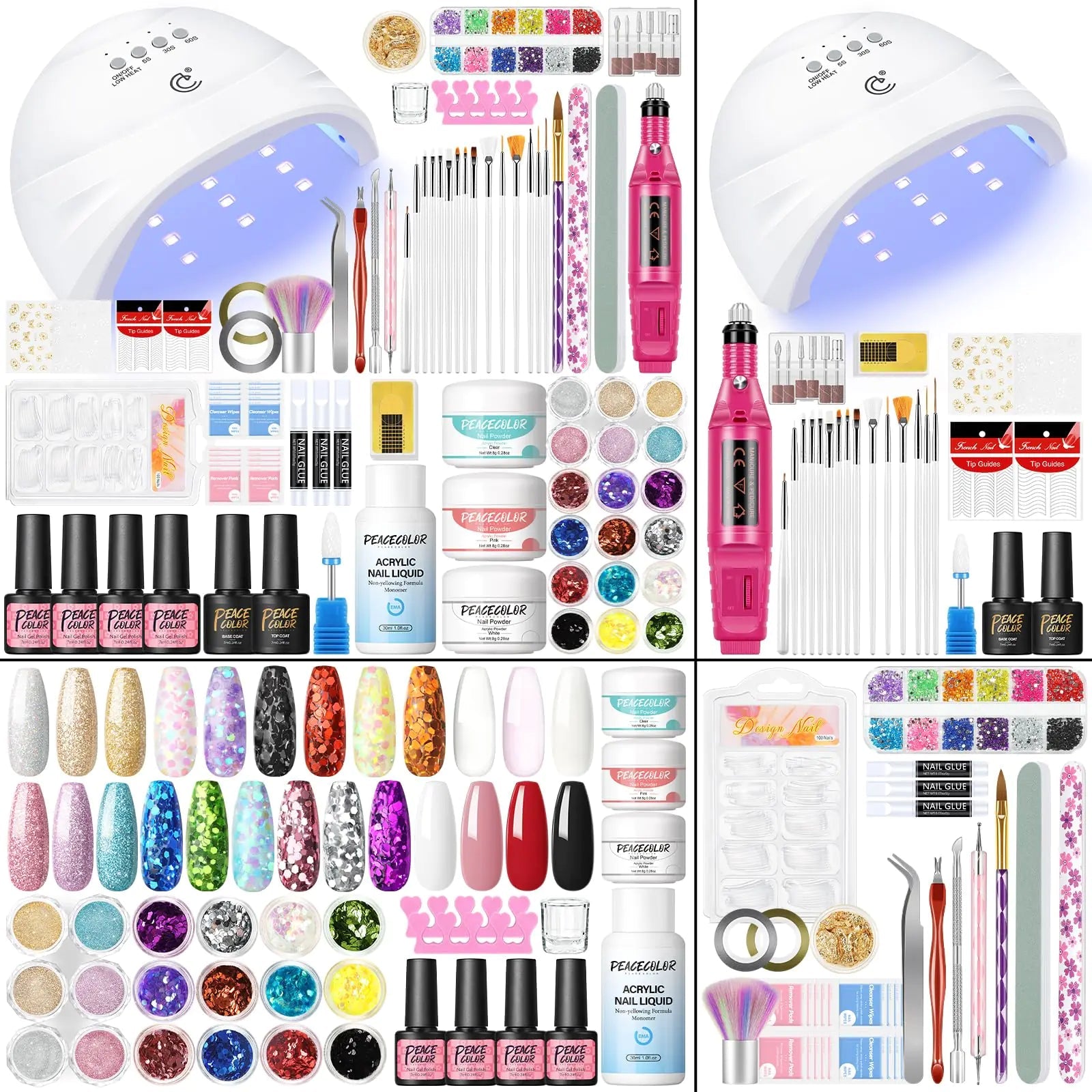 Acrylic Nail Kit with Everything – Perfect for Beginners & DIY Nail Artists - GNS Beauty & Personal Care