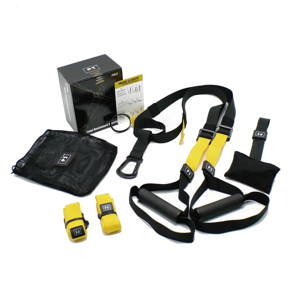 Adjustable Fitness Bands Set: 1100 lbs Full - Body Workout Companion - GNS Beauty & Personal Care