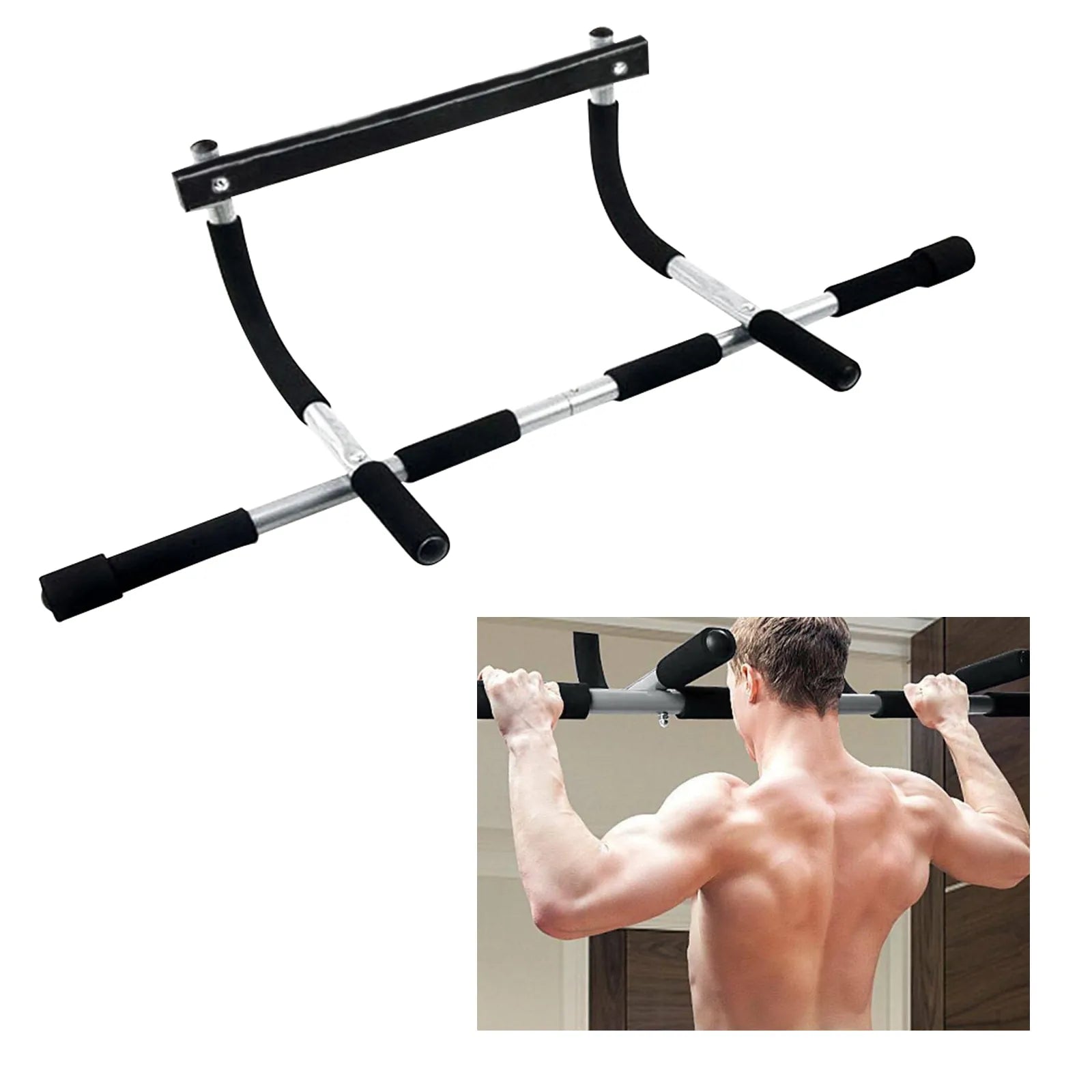 Adjustable Indoor Fitness Pull - Up Bar - GNS Beauty & Personal Care